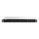 1U 4-bay short depth 12" rackmount NAS, Intel®