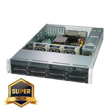 Supermicro Server Mid-Tower Chassis (Red . Trim).