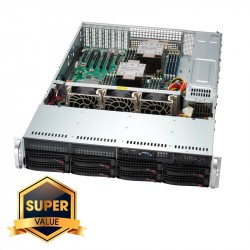 Supermicro Server Mid-Tower Chassis (Red . Trim).